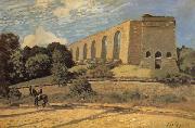 Alfred Sisley The Aqueduct at Marly oil painting on canvas